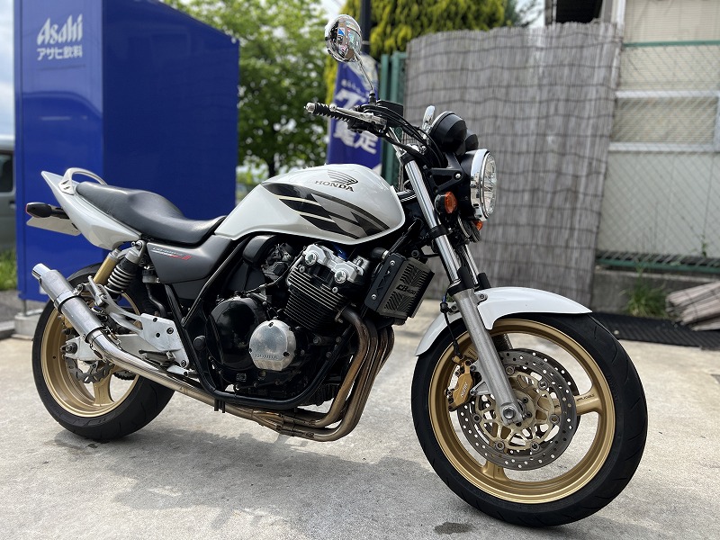 ホンダ ＣＢ４００Ｓｕｐｅｒ　Ｆｏｕｒ　ＶＴＥＣ　ＳＰＥＣ３　純正ホワイト　フルＥＸマフラー 