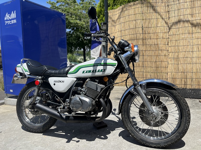 カワサキ ＫＨ４００　レインボー　集合チャンバー　ウオタニＳＰ２ 