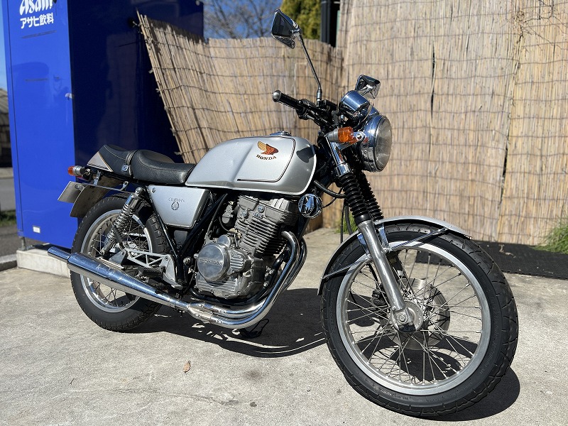 ホンダ ＧＢ２５０クラブマン　初期型オリジナル　純正シルバー　キャプトンマフラー 